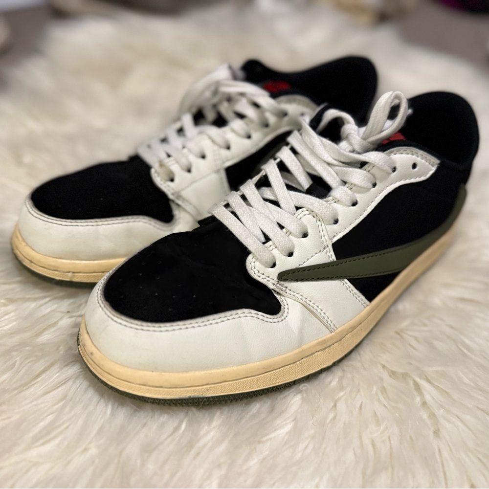 Jordan Travis Scott Black Olive Men's Sneakers